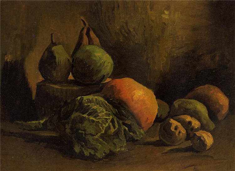 Still Life With Vegetables And Fruit